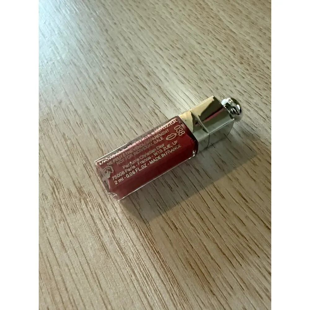 $26 New Dior Addict Lip Glow Oil 038 Rose Nude Mini 2ml New